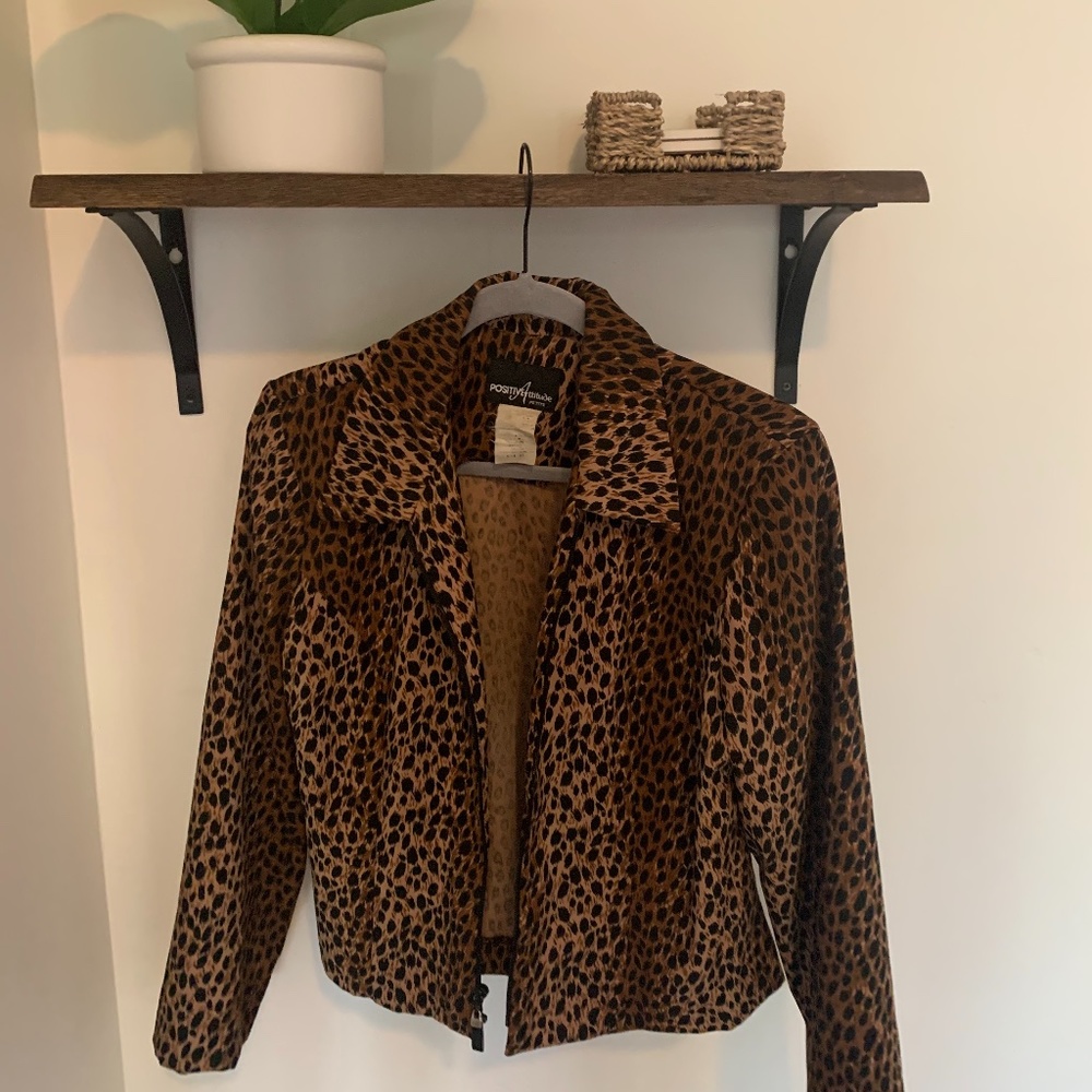 Cheetah Print Jacket/Blazer